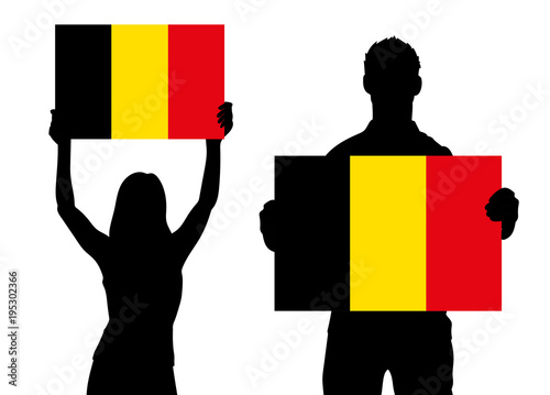 Zwei Fans - Belgien