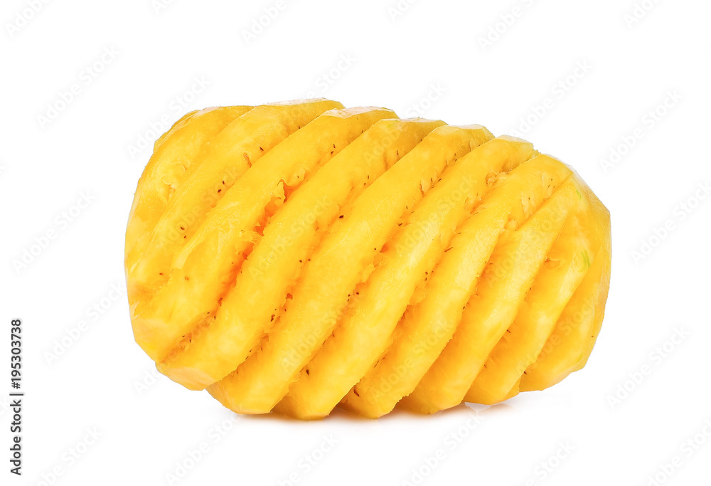 peeled pineapple isolated on white background peeled pineapple isolated on white background
