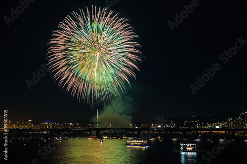 Fireworks in Seoul International fireworks Festival