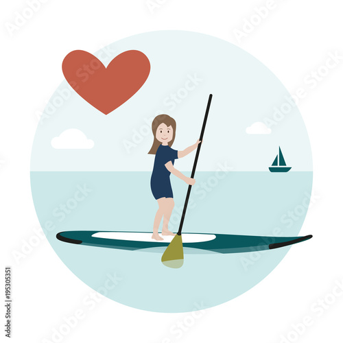 Stand up Paddling - SUP - Sommer