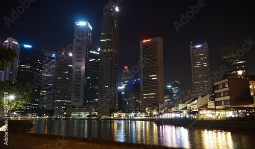 Skyline von Singapur  Asien