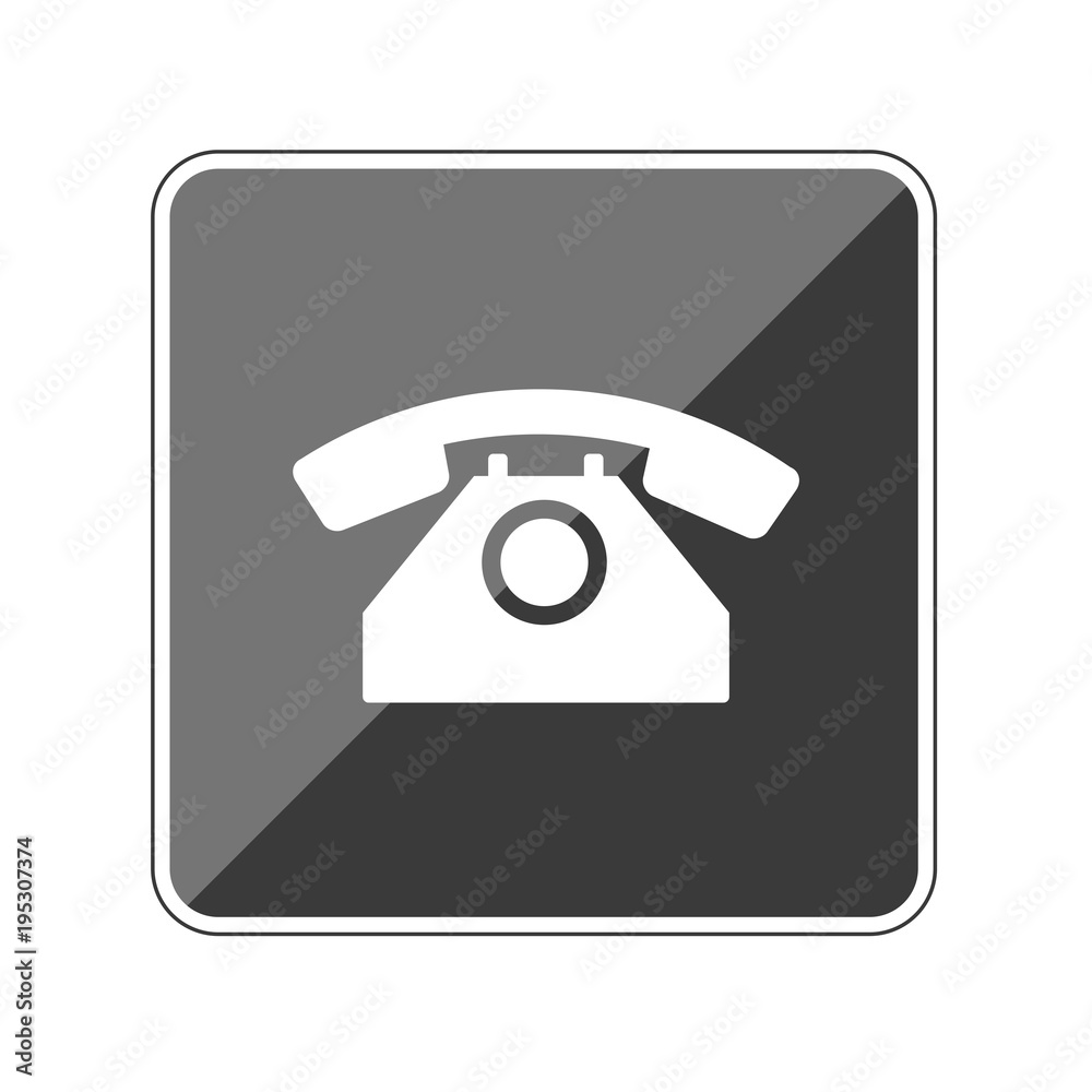 Telefon - Reflektierender App Button