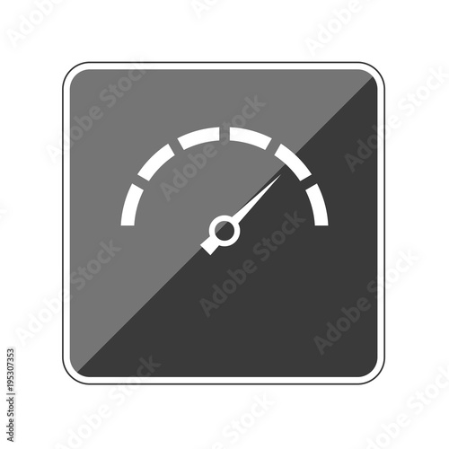 Tacho - Reflektierender App Button