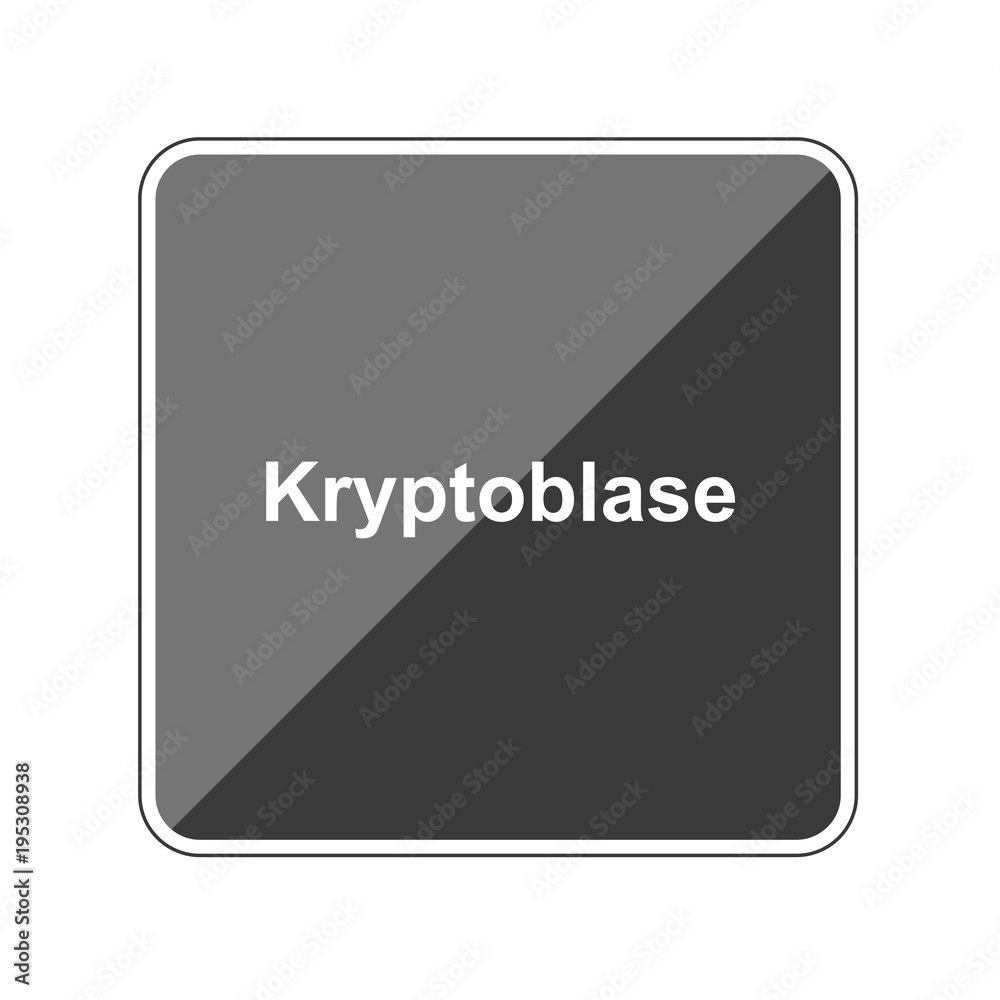 Kryptoblase - Reflektierender App Button Kryptoblase - Reflektierender App Button