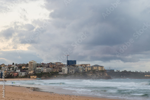 A stormy weather across Manly coastline.