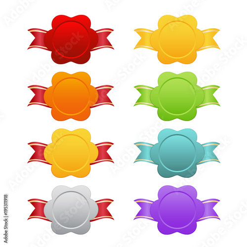set of bright medals