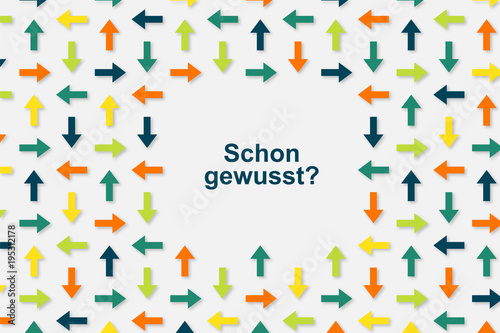 Wallpaper Pfeile - Schon gewusst