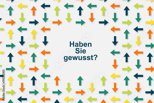 Wallpaper Pfeile - Haben Sie gewusst