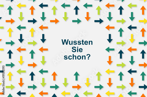Wallpaper Pfeile - Wussten Sie schon