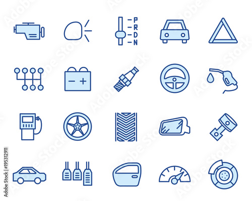 Car Vector Icon Set