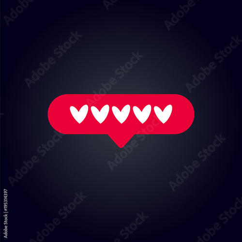 Counter Notification Icon.