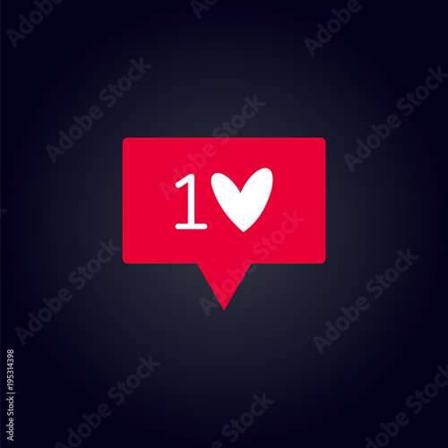 Counter Notification Icon.