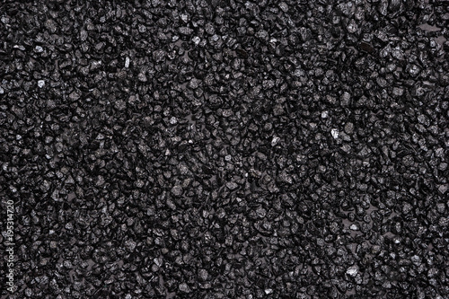 Anthracite black small stones texture photo