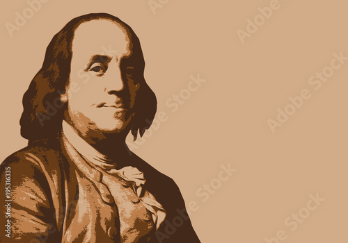 Benjamin Franklin - portrait - inventeur - États Unis - personnage historique - Amérique - orage