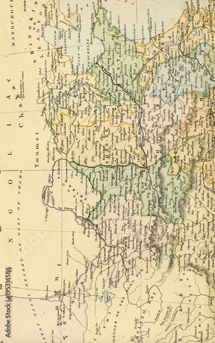 Vintage Map of China - Early 1800 Antique Maps of the World