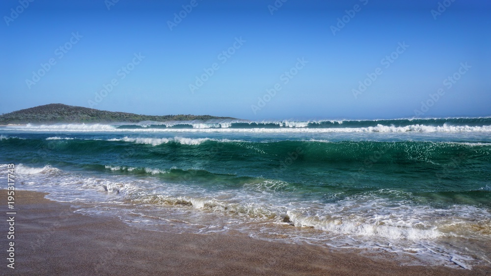 Strand | Küste Nelson Bay, Port Stephens, NSW, Australien Strand | Küste Nelson Bay, Port Stephens, NSW, Australien
