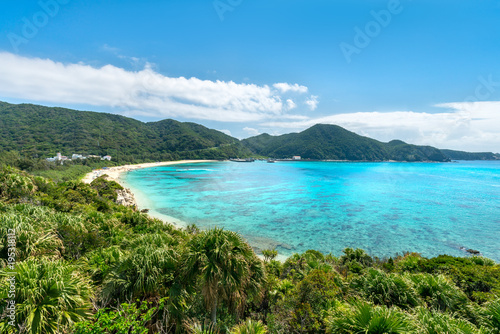 Aharen Beach, Tokashiki island, Kerama Inselgruppe, Okinawa, Japan