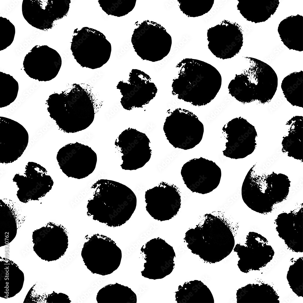 Vector hand drawn black and white seamless pattern in grunge style. Brush stroke, geometric shapes ornament illustration. Good for packaging paper, wallpaper and print design, etc. Vector hand drawn black and white seamless pattern in grunge style. Brush stroke, geometric shapes ornament illustration. Good for packaging paper, wallpaper and print design, etc.