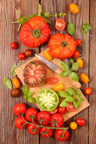selection of various tomatoes