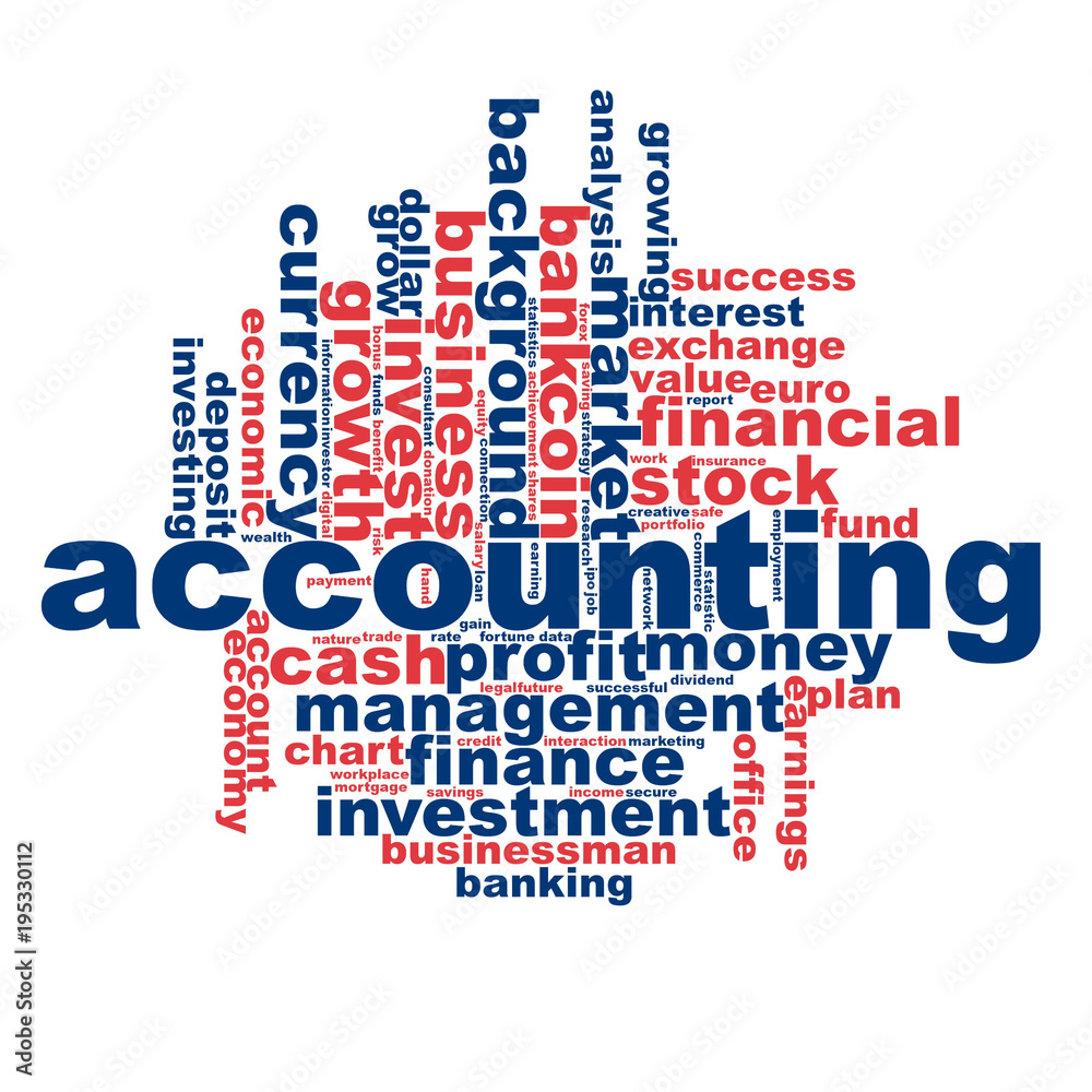 Accounting word cloud