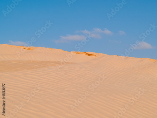 Douz-Tunisia, Sahara desert in southern Tunisia, sand dunes