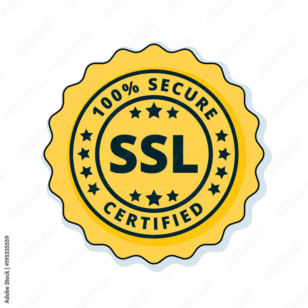 SSL Certified label illustration