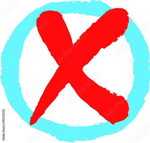 Check box and x mark 8