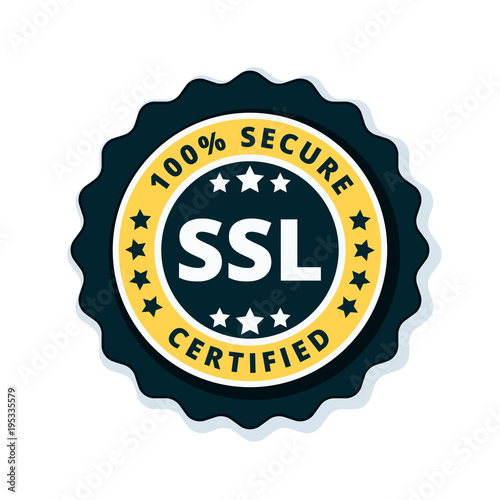 SSL Certified label illustration