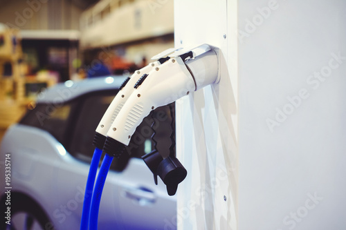 Details of electric vehicle charging. Green and renewable energy sources