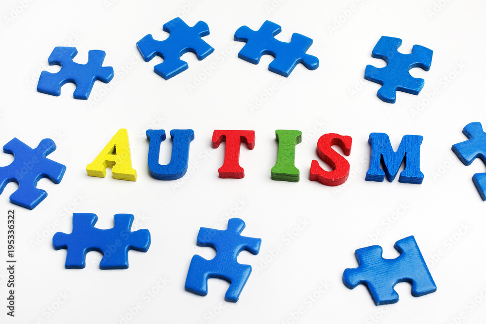 Naklejka premium Puzzle: autism awareness day or month concept