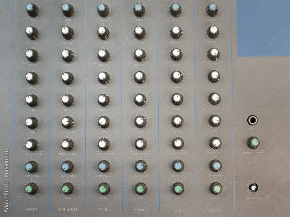 Retro drum machine or synthesizer Retro drum machine or synthesizer