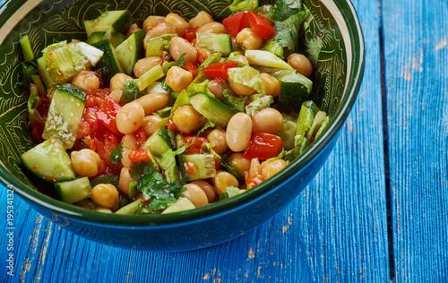 Middle Eastern-style  salad,  Balela photo