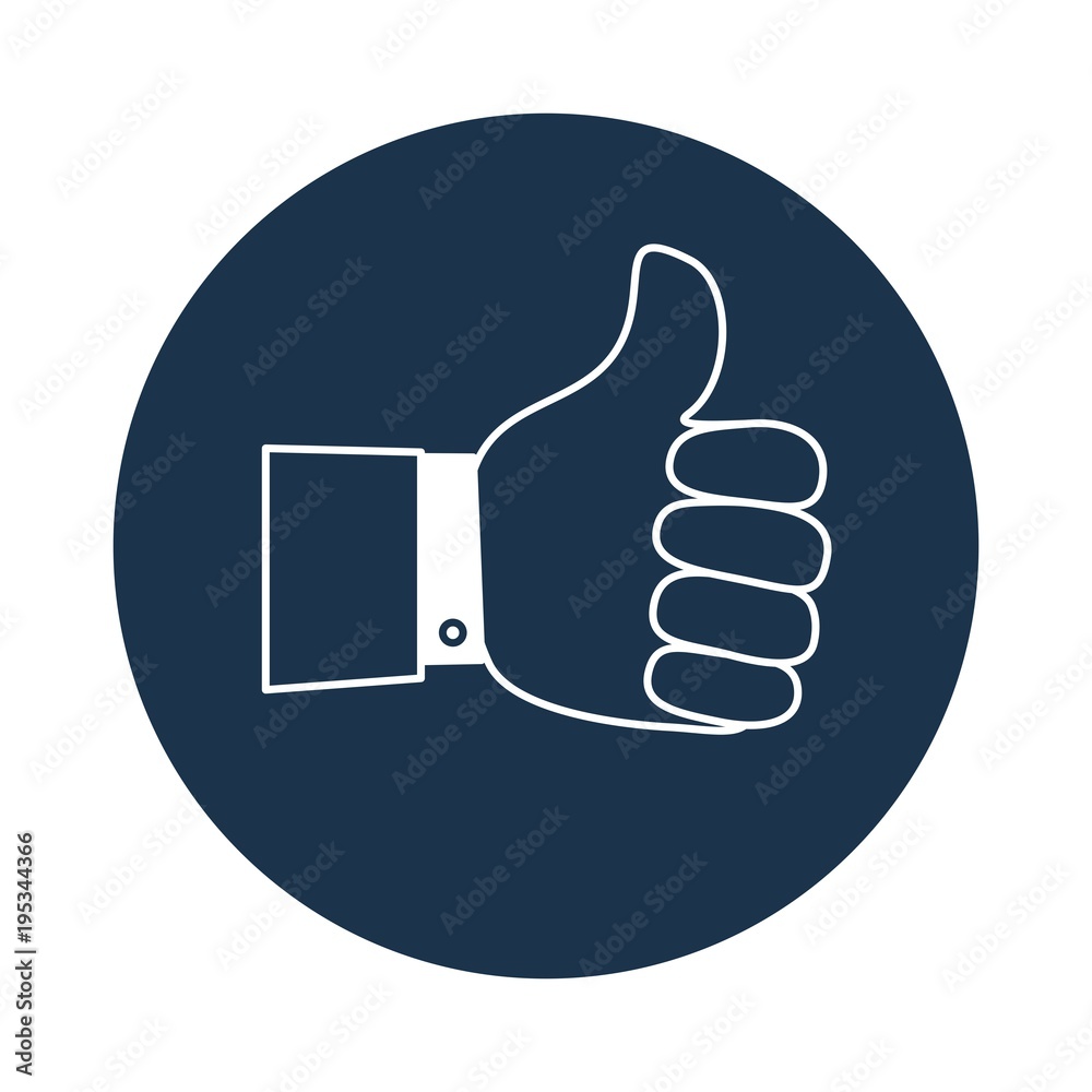 Thumb up symbol, finger up icon vector illustration. like. Stock flat vector illustration. Thumb up symbol, finger up icon vector illustration. like. Stock flat vector illustration.