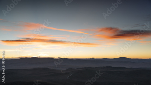 Fototapeta Naklejka Na Ścianę i Meble -  Sunrise at high altitude in Chile