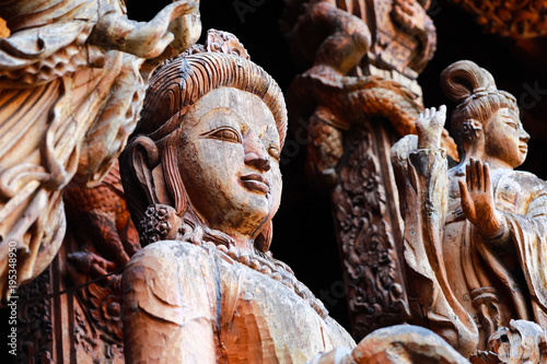 Sanctuary of Truth (Prasat Satchatham) in Pattaya, Thailand photo