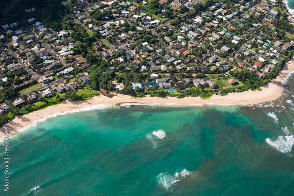 Aerial Photograph of the Island of Oahu
