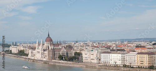 Vista panoramica di Budapest