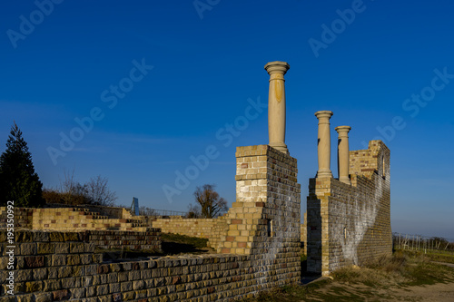 Ancient Roman winery in the south of the Palatinate of Germany