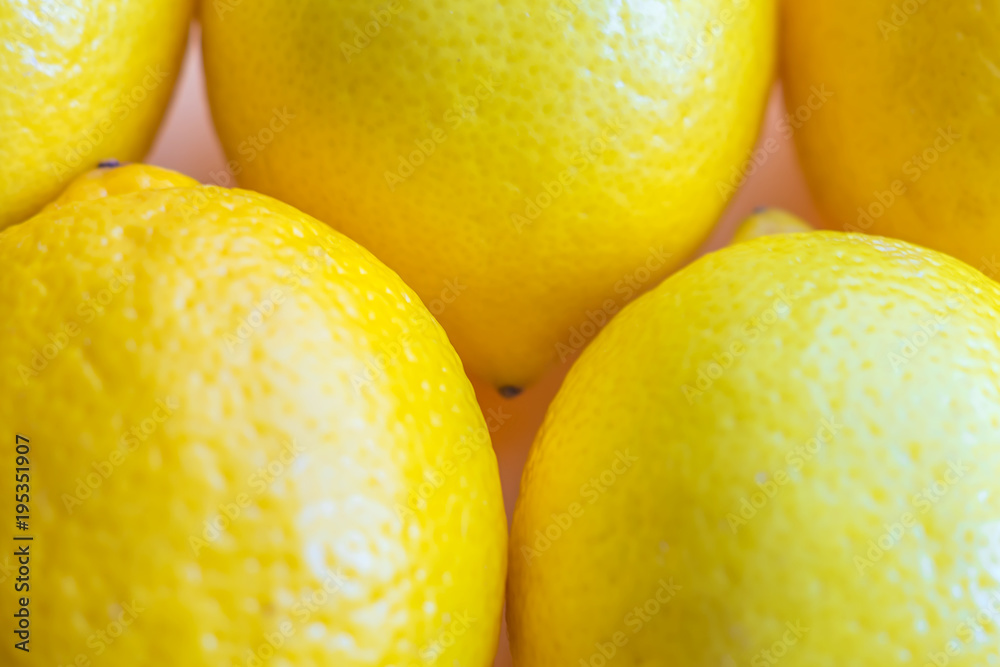 bright fresh lemon background