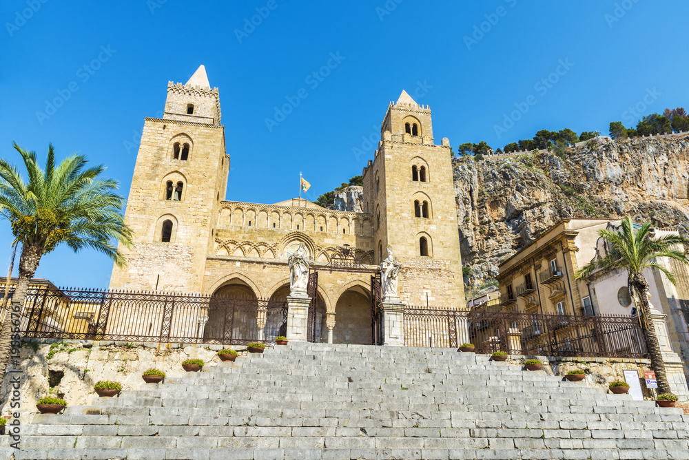 Cathedral of Cefalu in Sicily, Italy