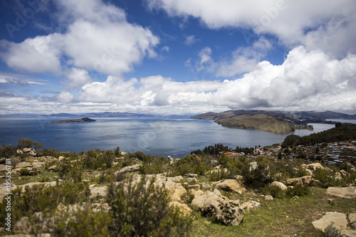 Isla del Sol on lake Titica...