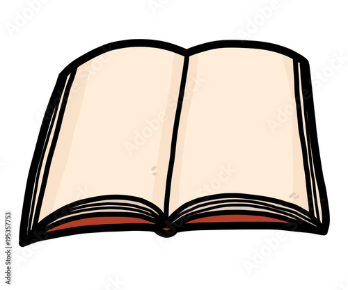 book / cartoon vector and illustration, hand drawn style, isolated on white background.