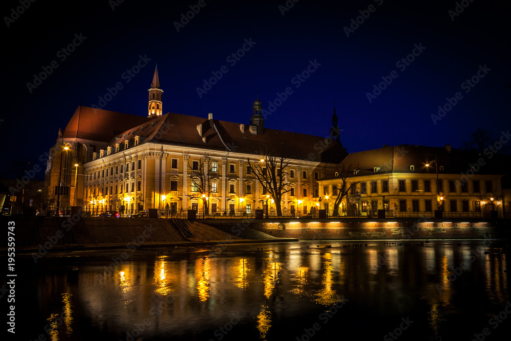 Night in Wroclaw