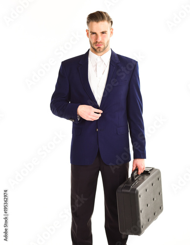 Businessman getting ready for deal. Business people concept. photo