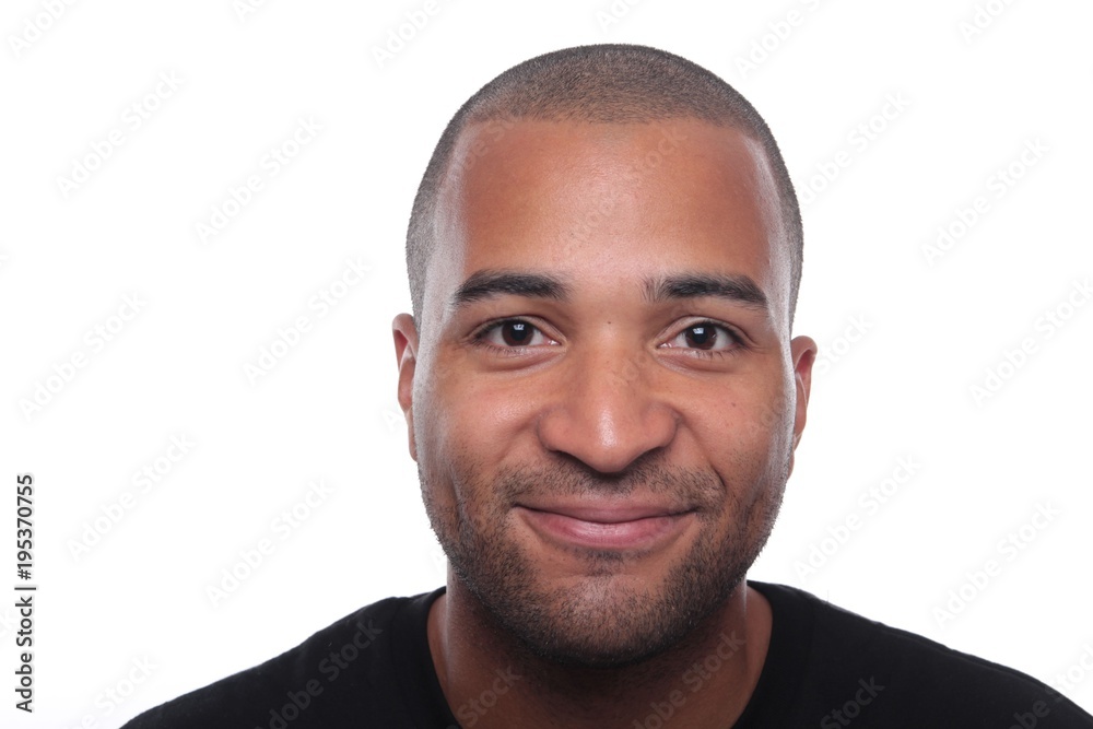 Obraz premium Mixed race man