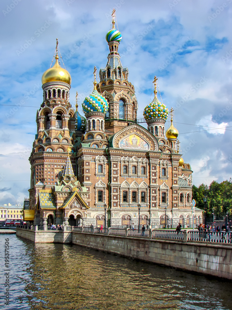 The Church of the Resurrection of Christ (Savior-on-the-Blood). St. Petersburg