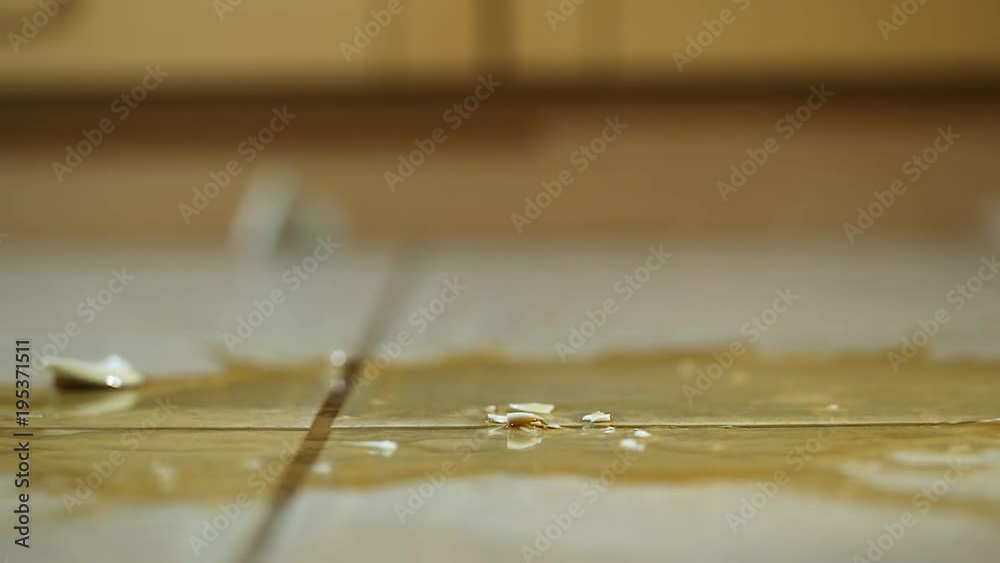 Cup of coffee hitting the ground Cup of coffee hitting the ground