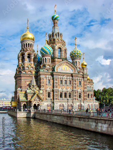 The Church of the Resurrection of Christ (Savior-on-the-Blood). St. Petersburg