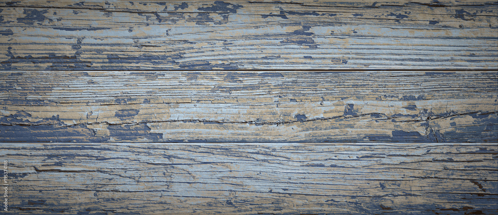 Blue Rustic Wood Background