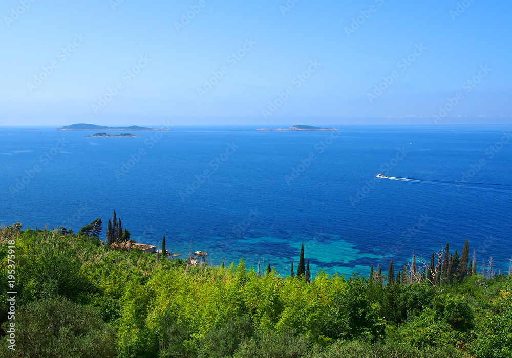 Sea landscape in Croatia, Europe